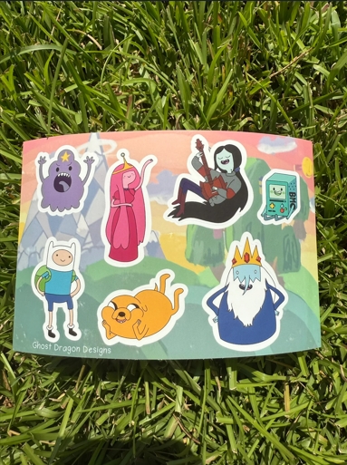 Adventure Time Sticker Sheet