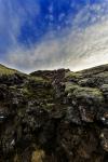 looking up in Iceland