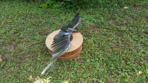 Scrap Metal  Bird Sculpture - Bird in Flight picture