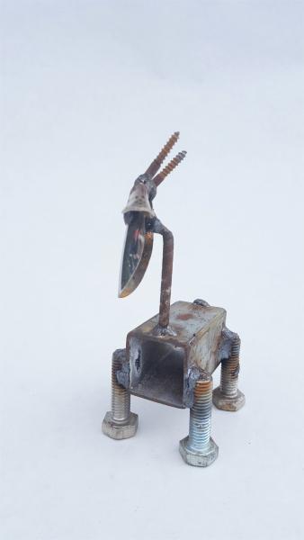 Baby Goat -  Scrap Metal goat Sculpture   Ram- Goat - Sheep picture