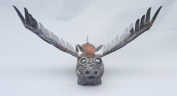 Flying Pig Sculpture  - When Pigs Fly picture