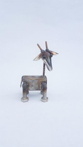 Baby Goat -  Scrap Metal goat Sculpture   Ram- Goat - Sheep picture