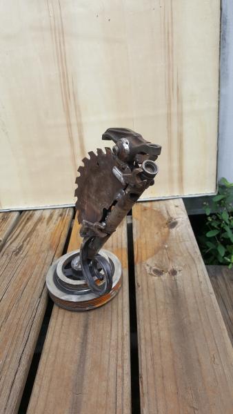 Scrap Metal Chameleon Sculpture picture