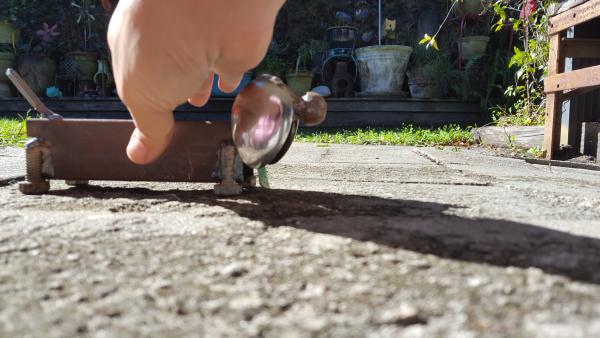 Metal Dog Sculpture, Wiener Dog/ Dachshund picture