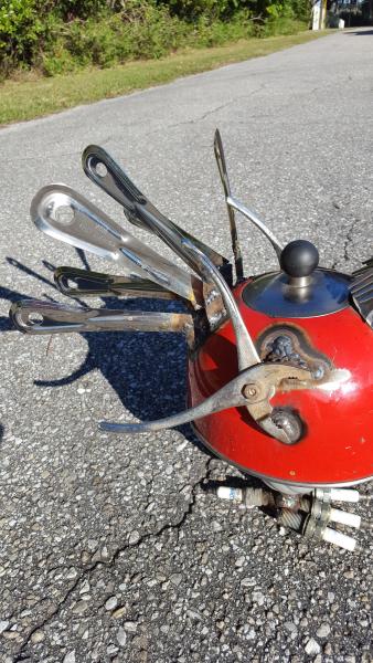 Metal Chicken Sculpture - Tea Pot picture