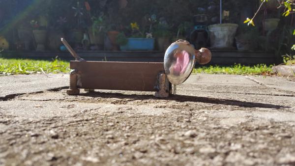 Metal Dog Sculpture, Wiener Dog/ Dachshund