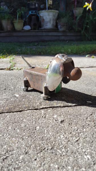 Metal Dog Sculpture, Wiener Dog/ Dachshund picture