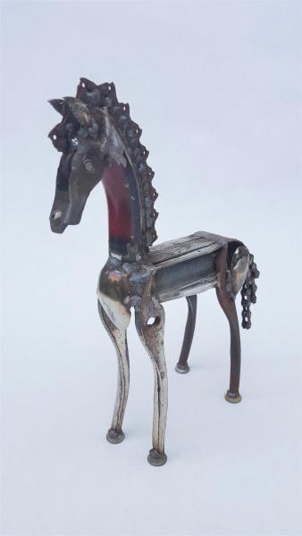 Scrap Metal Horse Sculpture - Metal Horse picture