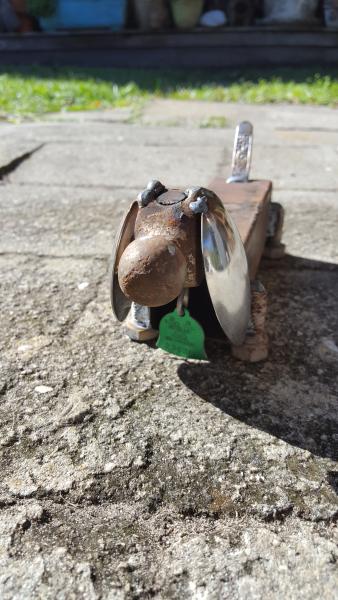 Metal Dog Sculpture, Wiener Dog/ Dachshund picture