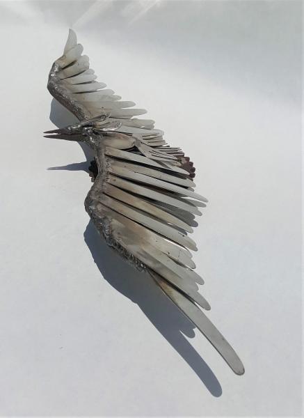 Scrap Metal  Bird Sculpture - Bird in Flight