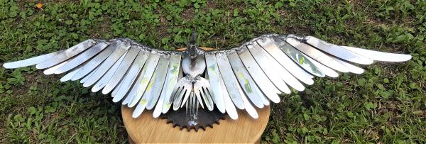 Scrap Metal  Bird Sculpture - Bird in Flight picture