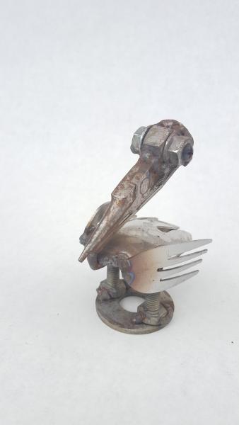 Scrap Metal Pelican Sculpture - Spoon Pelican picture
