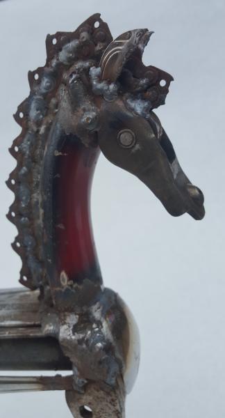 Scrap Metal Horse Sculpture - Metal Horse picture