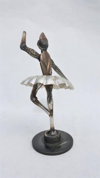 Dancer Sculpture - Scrap Metal Dancer - Ballerina picture