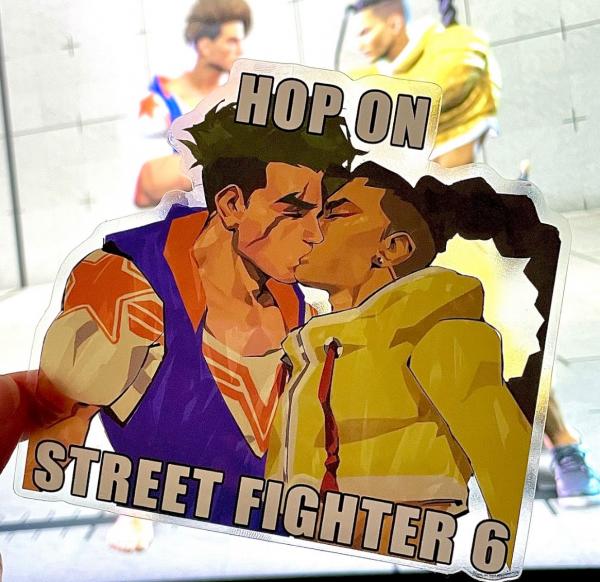 Hop On Street Fighter 6 sticker