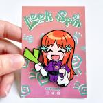 Leek Spin enamel pin