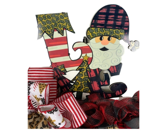 Leopard Santa picture