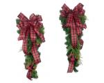 Buffalo Plaid Swags (sold as a pair)