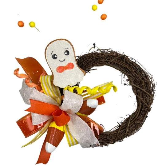 Ghost Cookie Wreath