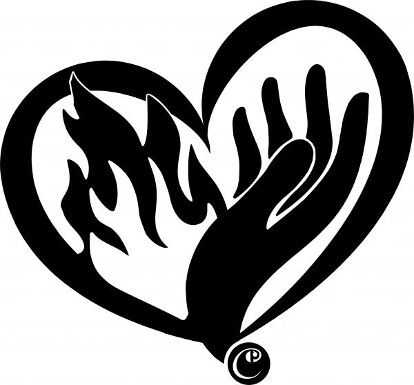 Heart Hand and Fire