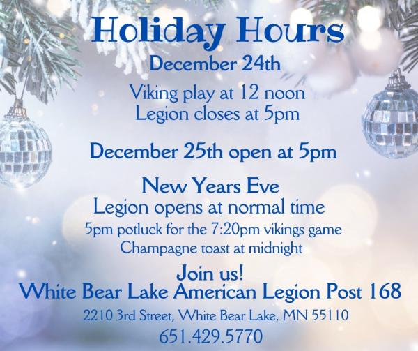 White Bear Lake  American Legion Post 168