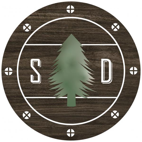 Sanded Tree Designs