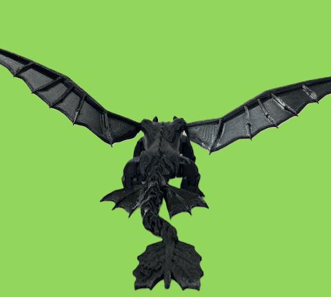 Articulating Toothless Dragon picture