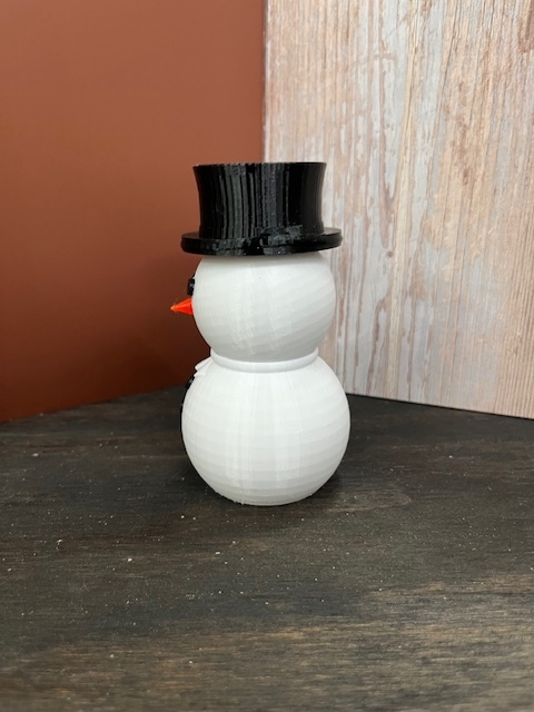 Cute Snowman Toothpick Holder picture