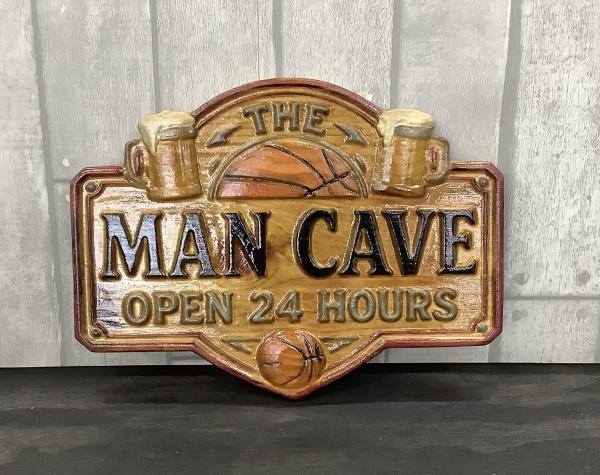 Man Cave Plaque