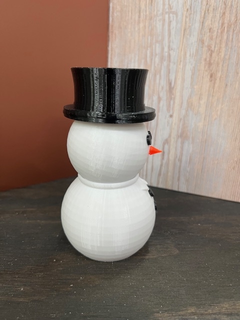 Cute Snowman Toothpick Holder picture