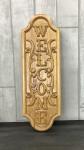 Carved Welcome Plaque