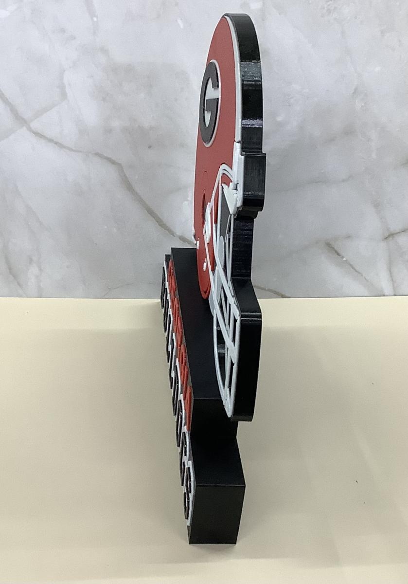 Large Georgia bulldog plaque picture