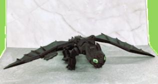 Articulating Toothless Dragon picture