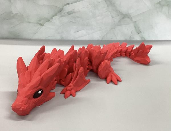 Large articulating Chrystal Dragon