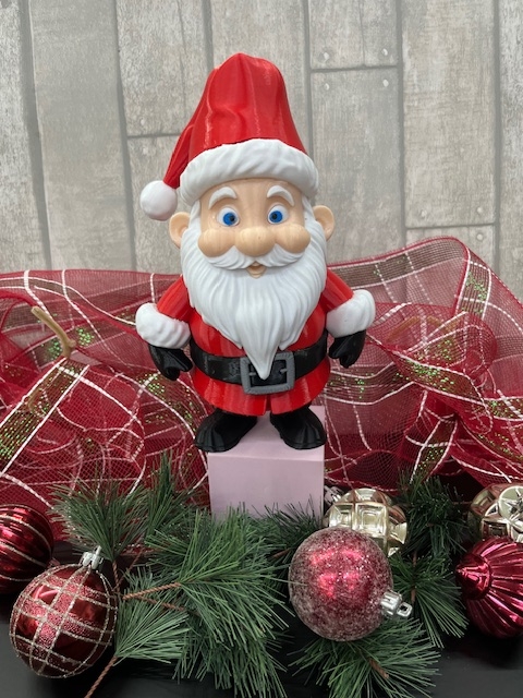 Cheerful Santa Figure