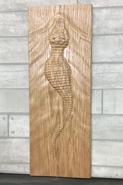 Alligator Wood Carving