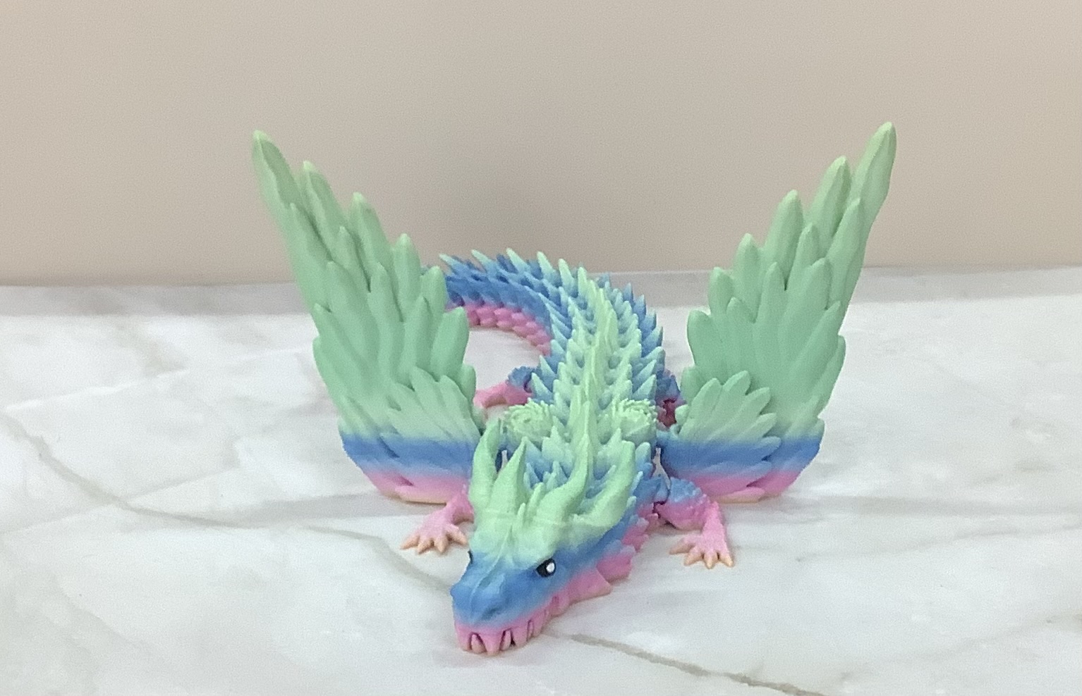 Articulating winged dragon picture