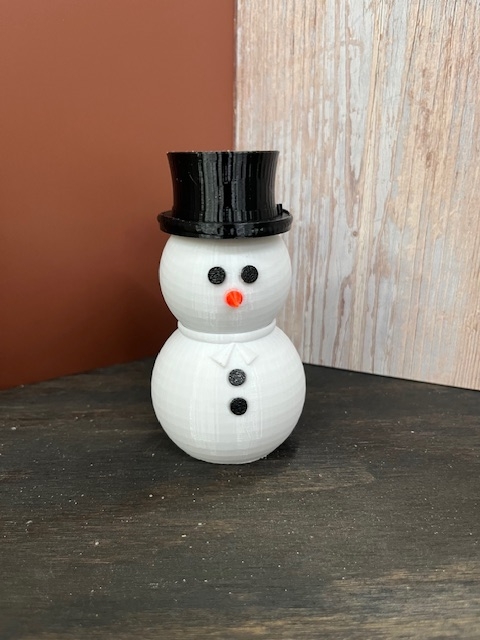 Cute Snowman Toothpick Holder