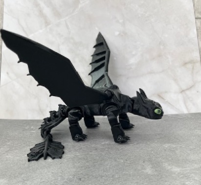 Articulating Toothless Dragon picture