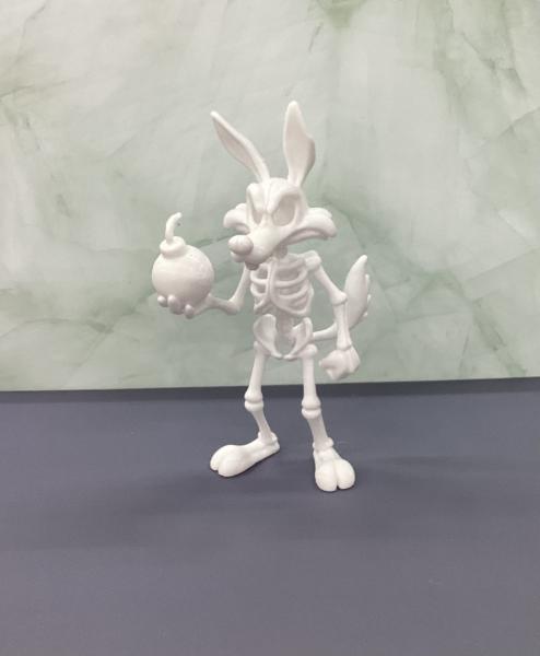 Skeleton Wile E. Coyote Figurine