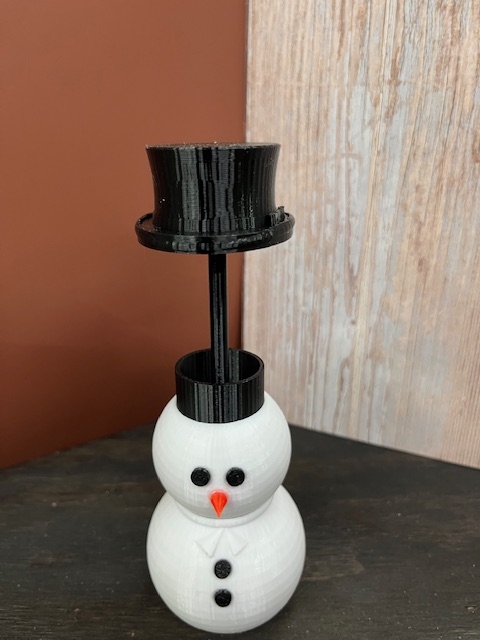 Cute Snowman Toothpick Holder picture
