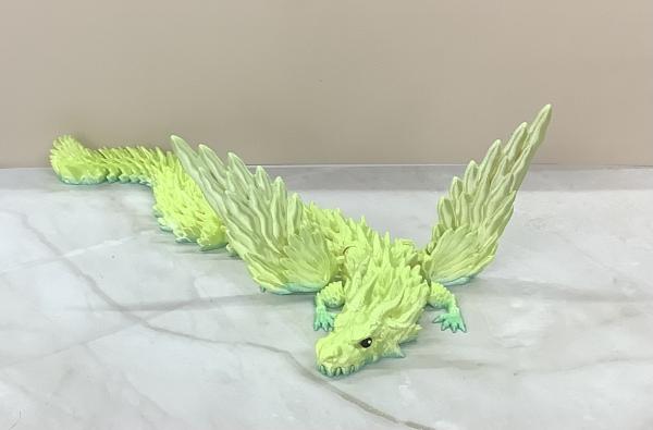 Articulating winged dragon