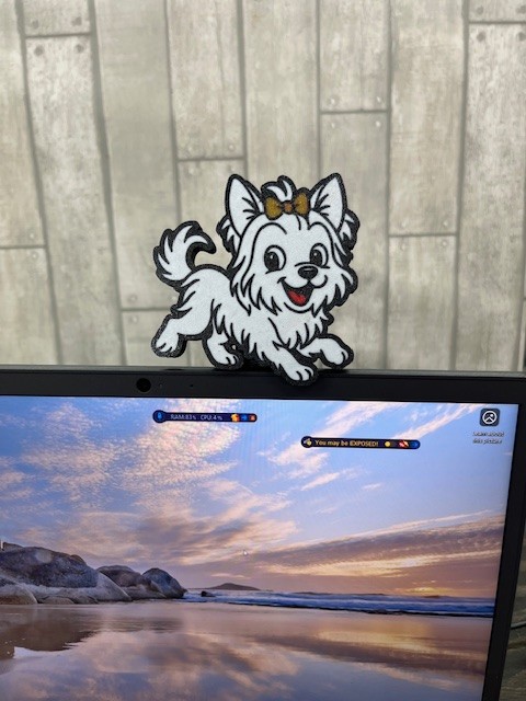 Cute Dog Monitor Sitter