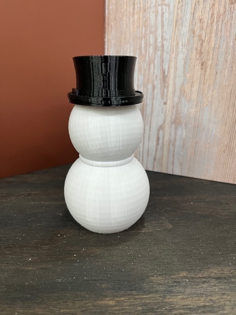 Cute Snowman Toothpick Holder picture