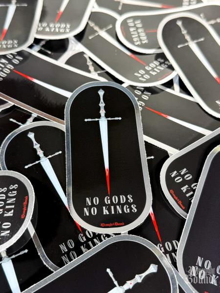 No Gods No Kings Vinyl Sticker