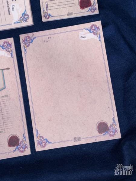 Parchment Blank Notepad