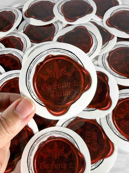 Go Forth & thrive Sticker