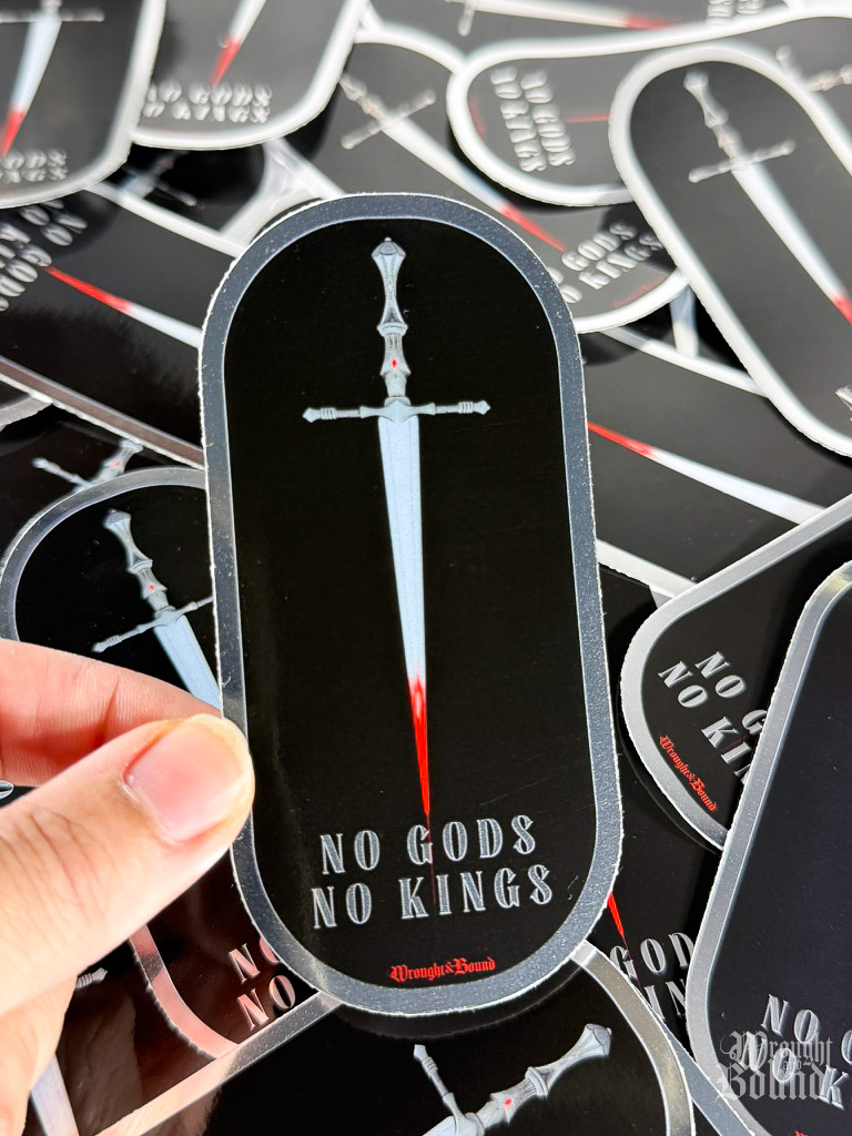 No Gods No Kings Vinyl Sticker picture