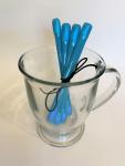 6" Kiln Fired Glass Stir Sticks set of 4