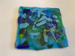 Kiln Fired Glass Trivet / Pot Holder